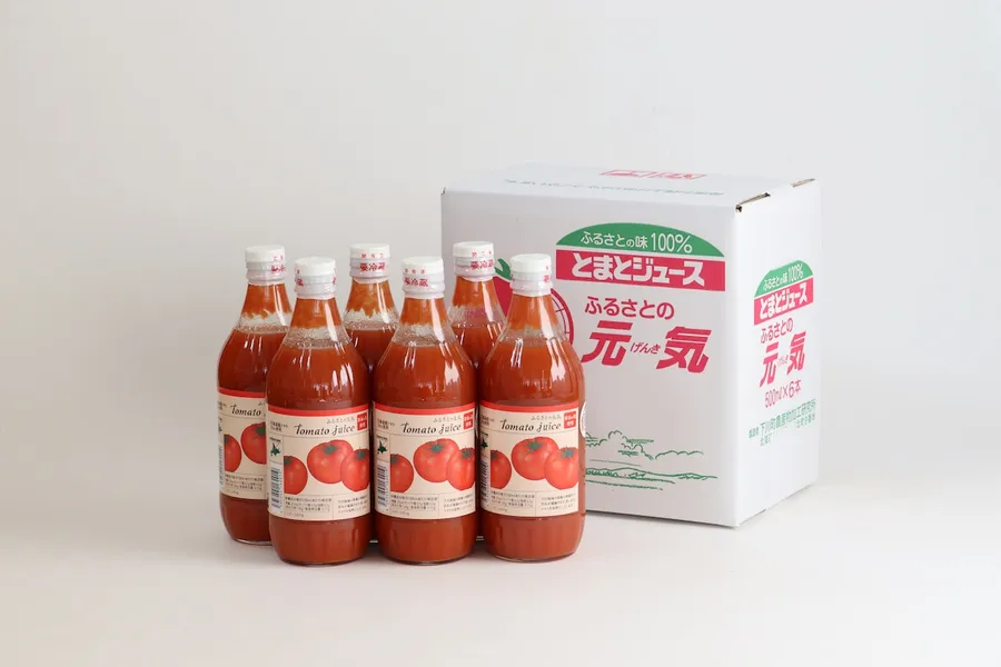 ふるさとの元気500ml×6本入【下川町産完熟トマトジュース】